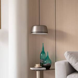 Lucande Faelinor LED závesné svietidlo sivá 17 cm