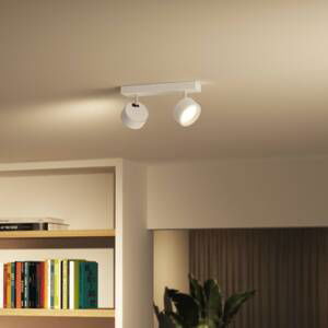 Philips Bracia stropné LED svetlo 2-plam., biela