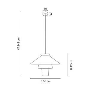 MARKET SET Ruche svietidlo, Ø 58 cm, marshmallow