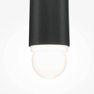 Závesné svietidlo Maytoni Cascade LED, čierne, 1 svetlo.