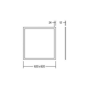 BRUMBERG Ailis LED panel mikroprizma 3 000 K DALI