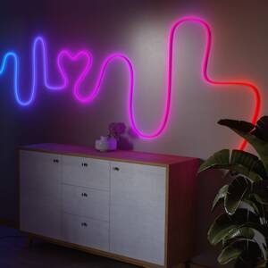LED pásik Neon, WLAN, vonkajší IP44 RGB hudobný režim 5m