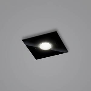 Helestra Nomi LED svetlo 23x23 cm stmieva čierna