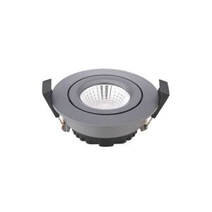 LED stropný bod Diled, Ø 8,5 cm 6W Dim-To-Warm antracitová