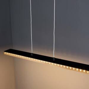 LED závesné svetlo Solaris 3-Step-dim drevo 70 cm