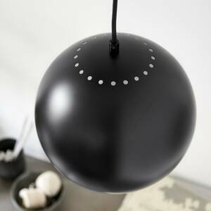 FRANDSEN Ball závesná lampa, Ø 25 cm, čierna matná
