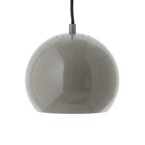 FRANDSEN Ball závesná lampa Ø 18 cm sivá lesklá