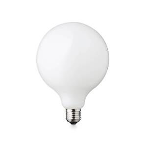 LED žiarovka Globe, E27, Ø 12,5 cm, matná, 5 W, 2 200 K