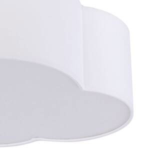 Stropné svietidlo Cloud, textil, 41 x 31 cm, biela