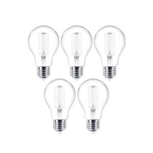 LED žiarovka E27 číra 4W 2700K 470lm sada 5 ks