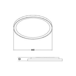 BRUMBERG LED stropné svietidlo Sunny Midi, DALI, 3 000 K, biela