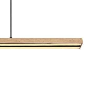 LED závesné svietidlo Doro vo vzhľade dreva 7,5 cm