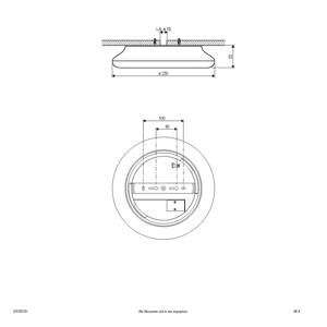 EVN Catino stropné LED svietidlo, CCT, 25 cm