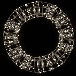 Vianočný LED veniec, čierna, 400 diód LED, Ø 30 cm