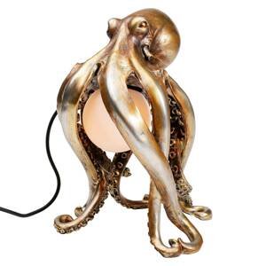KARE Animal Octopus stolná lampa v zlatej
