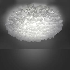 Textilné stropné LED Xenia, stmievateľné, Ø 75 cm