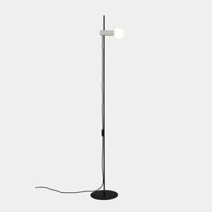 LEDS-C4 Nude Single stojaca lampa E27 sivá/čierna