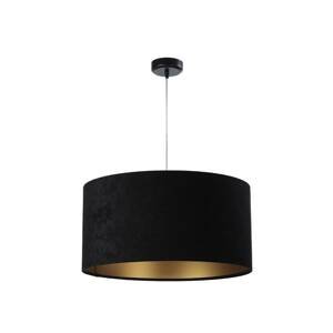 Závesná lampa Salina, čierna/zlatá, Ø 40 cm