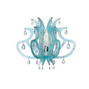 Slamp Medusa dizajnérske nástenné svietidlo, modrá