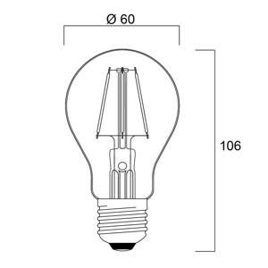 Sylvania ToLEDo retro LED žiarovka E27 4,1W zelená