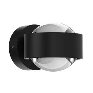 Puk Mini Wall LED 2x8W šošovky číre, čierna matná