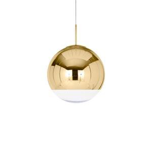 Tom Dixon Mirror Ball závesné LED Ø 50 cm zlatá