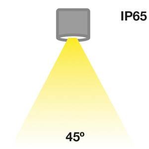 SLC MiniOne Fixed LED downlight IP65 čierna 927