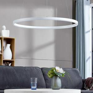 Arcchio Albiona závesné LED svietidlo, biela 80 cm