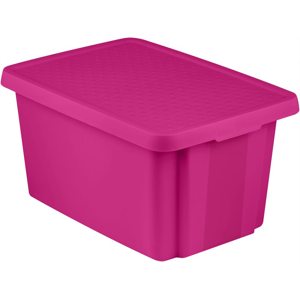 Úložný box s vekom 45 L - fialový CURVER