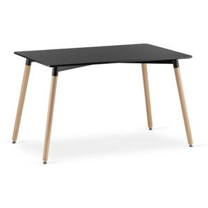 Jedálenský stôl ADRIA 120x80 cm - dub/čierna