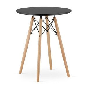 Jedálenský stôl TODI 60 cm - dub/čierna