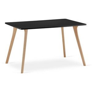 Jedálenský stôl MONTI 120x80cm - dub/čierna