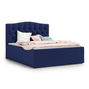 Čalouněná postel RIVA 180x200 cm Modrá