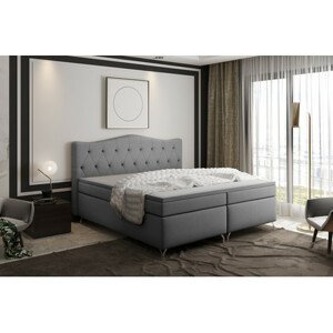 Čalouněná postel Cloud 120x200 cm Tmavě šedá