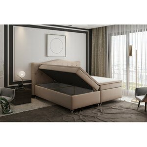 Čalouněná postel Cloud 160x200 cm Béžová