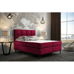 Čalouněná postel Aspen 90x200 cm Červená