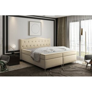 Čalouněná postel Cloud 90x200 cm Bílá