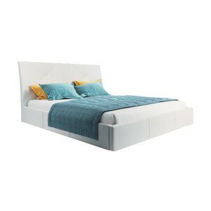 Čalouněná postel KARO rozměr 80x200 cm Bílá