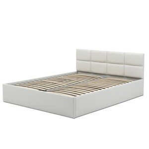 Čalouněná postel MONOS II bez matrace rozměr 160x200 cm Bílá