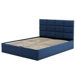 Čalouněná postel TORES II bez matrace rozměr 160x200 cm Modrá