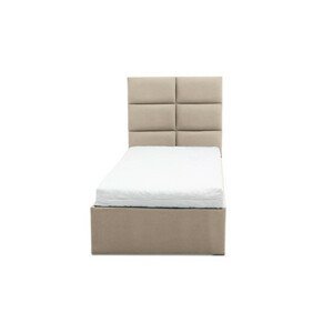 Čalúnená posteľ TORES s matracom rozmer 90x200 cm Béžová
