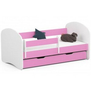 Detská posteľ SMILE 180x90 cm - ružová