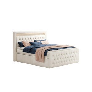Čalúnená posteľ CESAR 120x200 cm Béžová