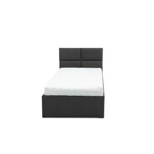 Čalouněná postel MONOS s matrací rozměr 180x200 cm Tmavě šedá Bonelová matrace