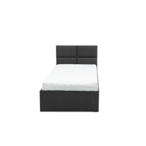 Čalouněná postel MONOS s matrací rozměr 90x200 cm Tmavě šedá Taštičková matrace