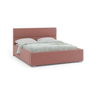 Čalouněná postel NEVADA 140x200 cm Růžová