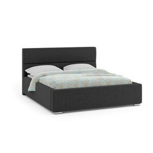 Čalúnená posteľ NEVADA 140x200 cm Čierna