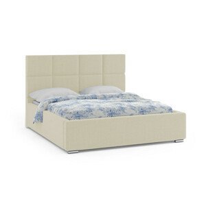 Čalouněná postel ONTARIO 140x200 cm Krémová