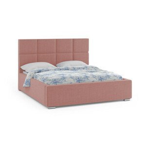 Čalouněná postel ONTARIO 140x200 cm Růžová