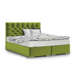 Čalúnená posteľ Texas 120x200 cm Zelená